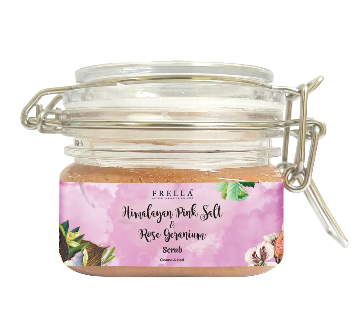 Frella Cleansing Himalayan Pink Salt & Rose Geranium– Frella Store